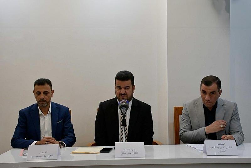 قسم الشؤون الفكرية يعقد ندوةً علمية تناقش الجهود المؤسّساتية لتوثيق الجرائم في العراق