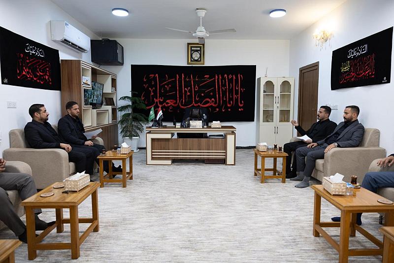 قسم العلاقات يناقش مع مجمع الشيخ الكليني التحضيرات الخاصة بإقامة مخيم البذرة الواعدة الرابع