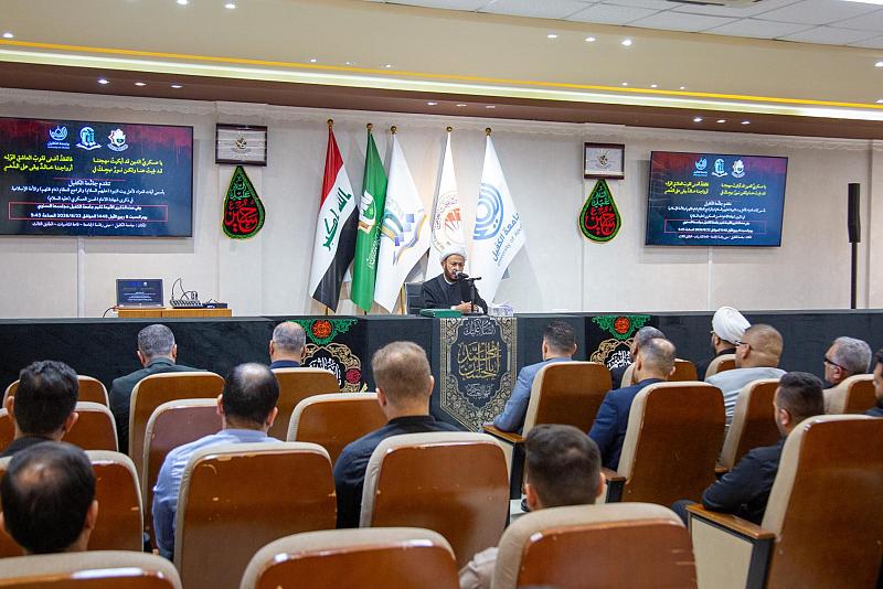 جامعة الكفيل تحيي ذكرى شهادة الإمام الحسن العسكري (عليه السلام) بمجلس عزاء