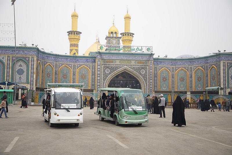 قسم ما بين الحرمين: (53) عجلة تنقل كبار السن في مختلف محاور العتبة العباسية