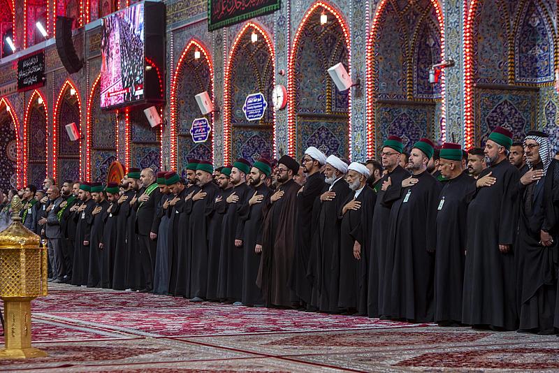خَدَمة العتبتين يحيون ذكرى شهادة الإمام الصادق (عليه السلام)