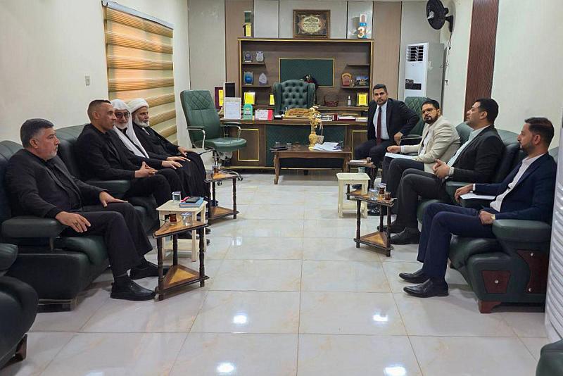 قسم شؤون المعارف يبحث سبل التعاون العلمي المشترك مع كلية الإمام الكاظم (عليه السلام)