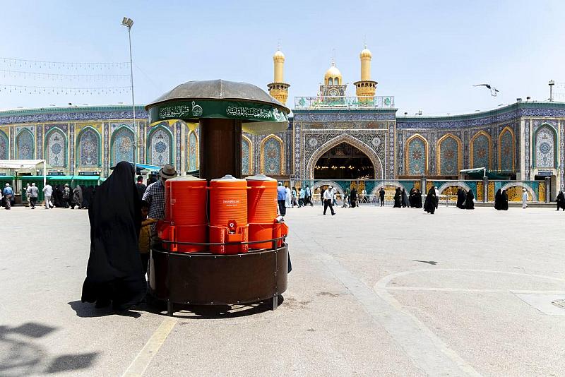قسم المشاريع يعلن ضخ نحو 8 ملايين لتر من المياه المفلترة خلال الزيارات المليونية