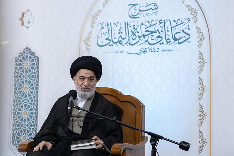السيد الصافي يقدم المحاضرة الرمضانية الثالثة عشرة في شرح دعاء أبي حمزة الثمالي