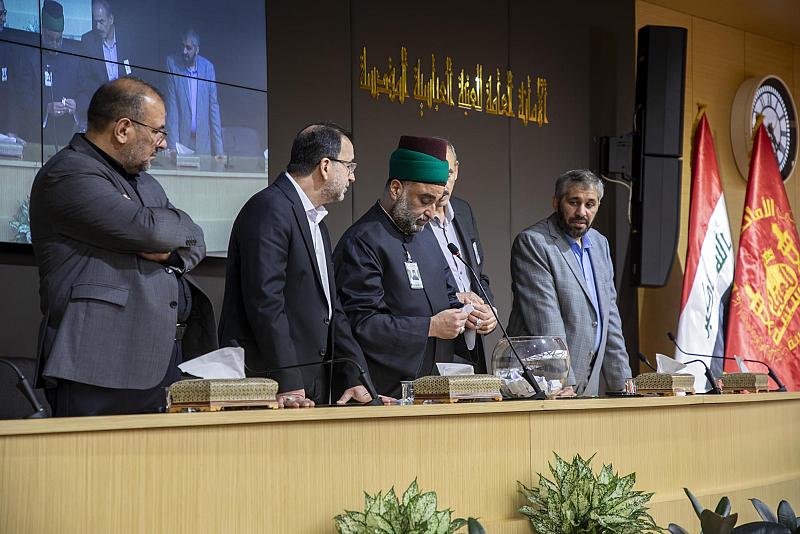 العتبة العباسية المقدسة تُجري القرعة الخاصة بأداء مناسك الحجّ لمنتسبيها