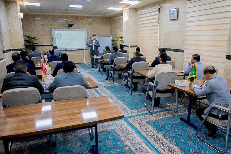 قسم التطوير يقيم ورشة حول تعليمات العتبة العباسية لإصدار الموافقات الدراسية