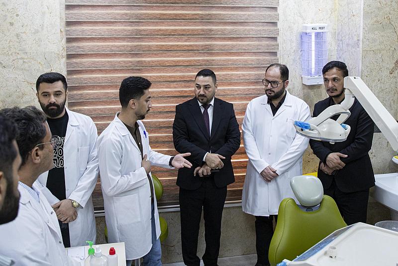 مركز السيد جعفر الحلي يختتم برنامجه الطبي التعليمي لطلبة جامعة الكفيل