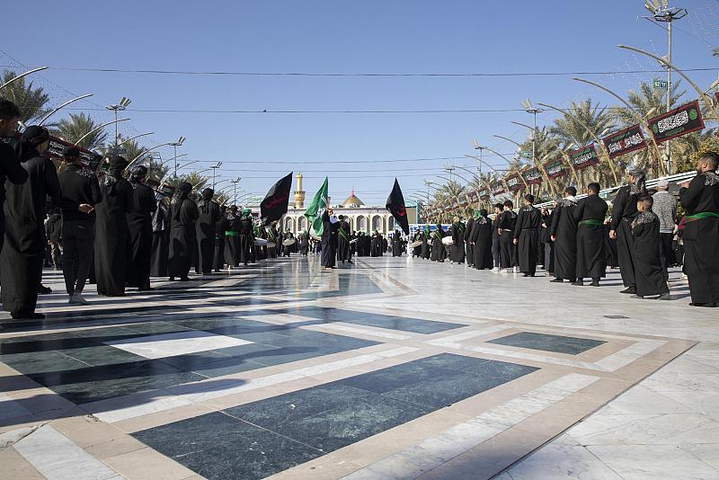 مواكب عزاء أهالي كربلاء تحيي ذكرى شهادة الإمام الكاظم (عليه السلام)