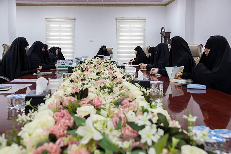 شعبة مدارس الكفيل الدينية النسوية تعقد اجتماعها الأول استعدادًا لمؤتمر (روح النبوة) البحثي