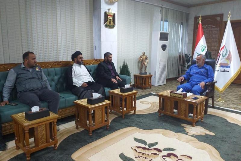 المشرفُ على فرقة العبّاس يصل إلى محافظة ميسان لمتابعة الجهد الهندسيّ لمعالجة السيول...