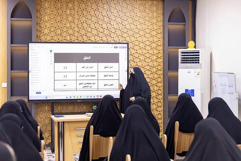 شعبة السيدة فاطمة بنت أسد تواصل دروس دورة (ن والقلم) التعليمية الخامسة
