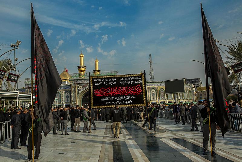 خدمة العتبتين المقدستين يحيون ذكرى وفاة السيدة زينب (عليها السلام)