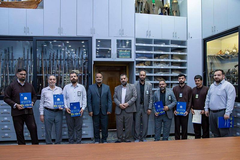 العتبة العباسية المقدسة تكرم ملاكاتها المشاركة بترميم مقتنيات العتبتين المقدستين الكاظمية والعسكرية