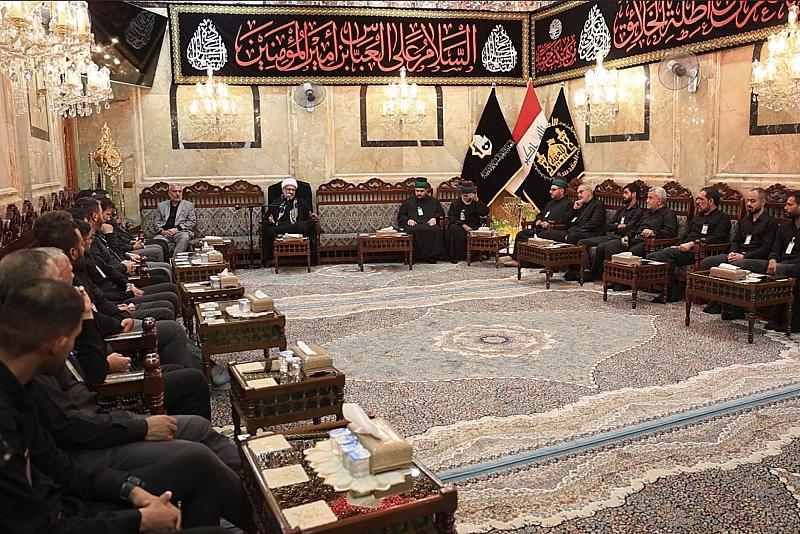العتبة العباسية تقيم مجلس عزائها المركزي بذكرى شهادة الإمام الحسن (عليه السلام)