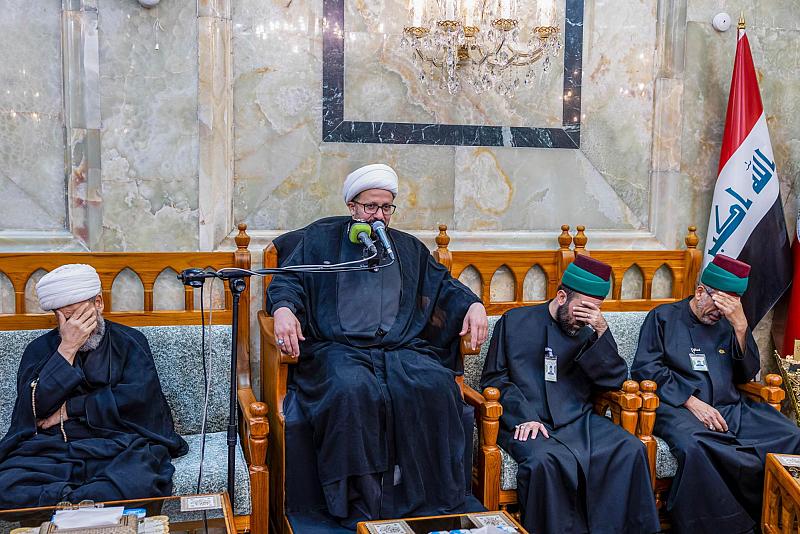 العتبة العباسية المقدسة تقيم مجلسًا عزائيًا بذكرى شهادة السيدة الزهراء (عليها السلام)