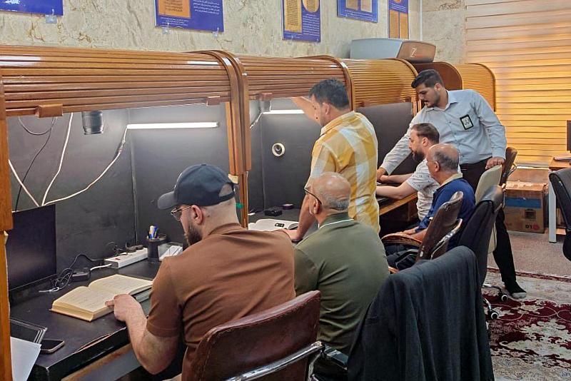 قسم الشؤون الفكرية يقيم دورة عن تصوير المخطوطات وفهرستها لملاكات دار المخطوطات العراقية