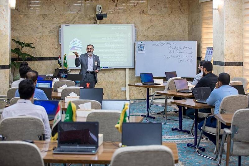 قسم التطوير يقيم دورة تعلم برنامج الوورد للمنتسبين