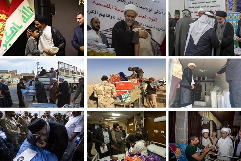 أكثر من مليار دينار مقدار دعم قسم الشؤون الدينيّة في العتبة العبّاسية المقدّسة لمقاتلي القوّات الأمنيّة والمتطوّعين وشهدائهم وجرحاهم خلال 2017...