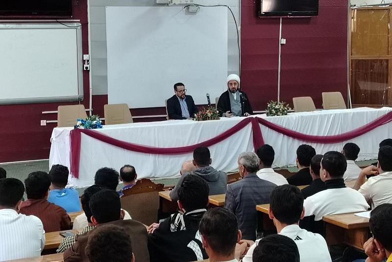 قسم الشؤون الفكرية يقيم برنامجاً ثقافيًّا في جامعة بابل