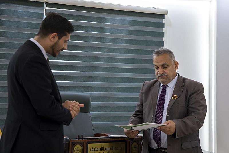 العتبة العباسية تقدم دعوة للجامعة التقنيّة الجنوبيّة في محافظة البصرة