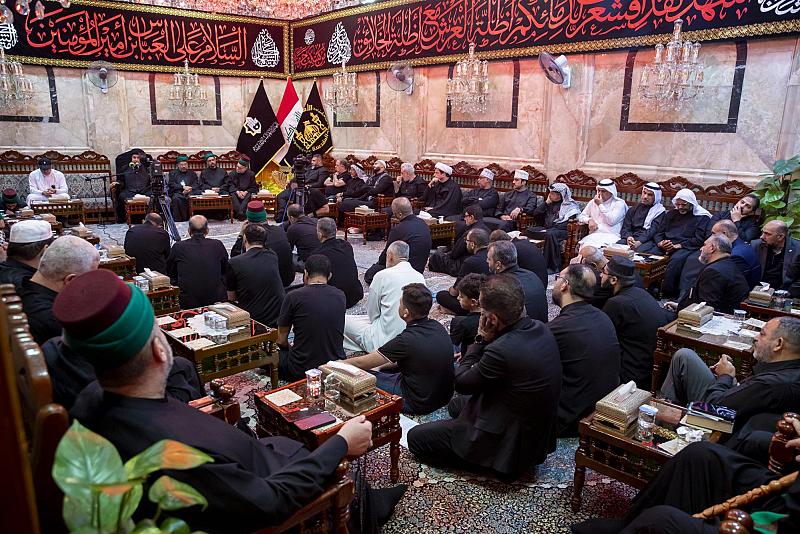 العتبة العباسية تواصل مجلسها العزائي لليوم الخامس إحياءً لشهر الأحزان