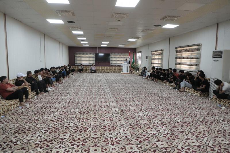 قسم الشؤون الفكرية ينظم ورشاً ثقافية لمجموعة من شباب ذي قار