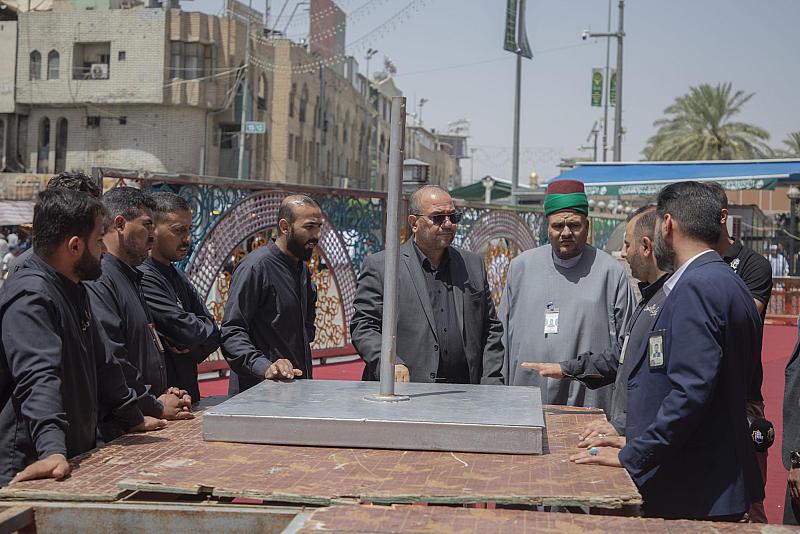 العتبة العبّاسيّة تستعد لإحياء مراسيم استبدال راية الحزن