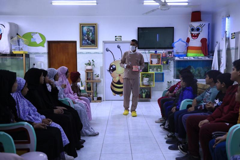 مركز أم البنين لوقاية الأسنان يستقبل عدداً من أطفال البصرة الأيتام