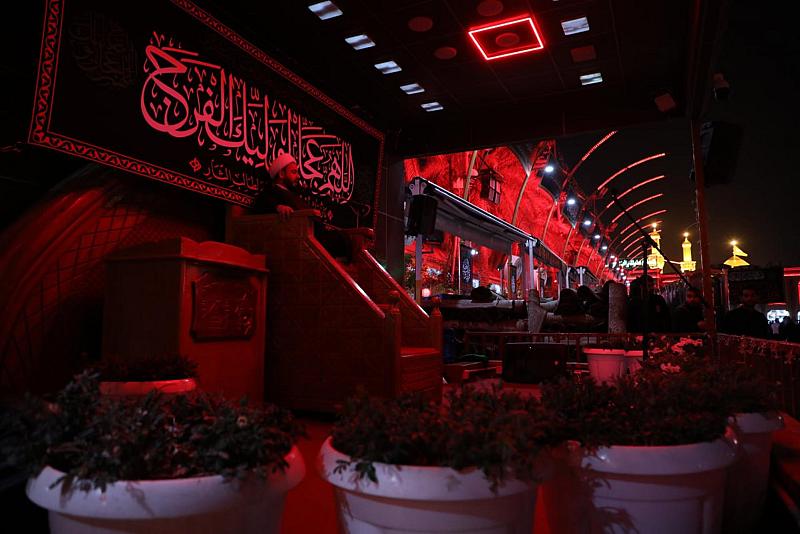 قسم ما بين الحرمين يقيم مجلسه السنوي بذكرى استشهاد الإمام علي (عليه السلام)
