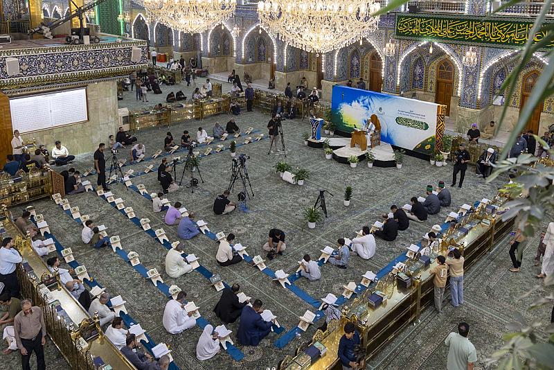 العتبة العباسية المقدسة تقيم محفلًا قرآنيًا بذكرى ولادة الإمام الحسن العسكري (عليه السلام)