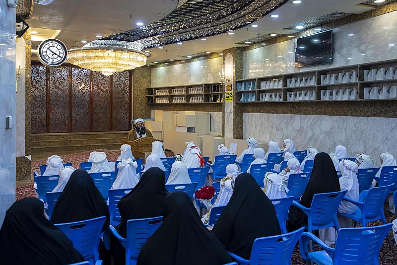 العتبة العباسية المقدسة تنظم برنامج سنّ التكليف الشرعي لعدد من طالبات مدارس كربلاء