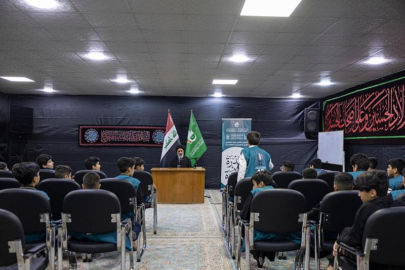 قسم العلاقات العامة ينظّم أنشطة دينية وتوعوية لمشاركي مخيّم البذرة الواعدة الرابع