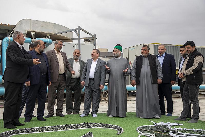 الأمين العام للعتبة العباسية المقدسة يتابع استعدادات مقام الإمام المهدي (عجّل الله فَرَجه) لاستقبال زائري النصف من شعبان