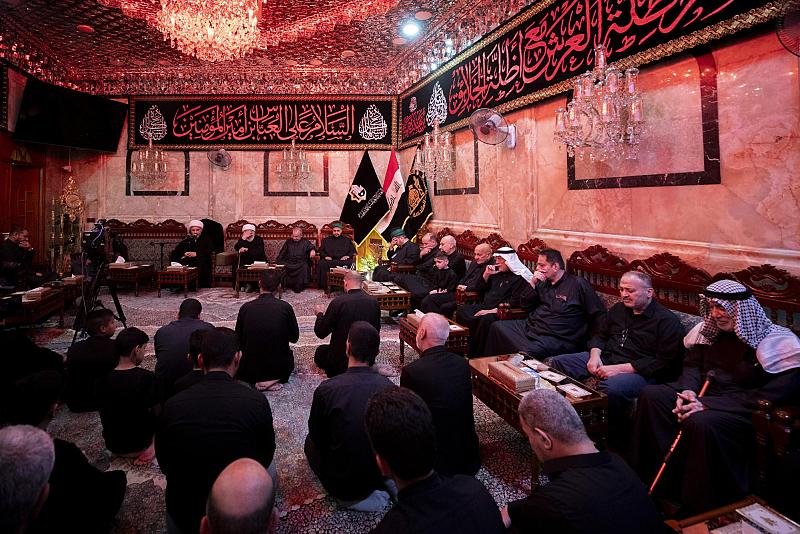 العتبة العباسية المقدسة تواصل إقامة مجالسها العزائية لإحياء شهر المحرَّم