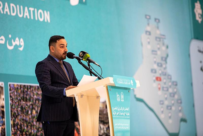 العتبة العباسية المقدسة تؤكّد أنّ الحفل المركزي لتخرج طلبة الجامعات يمثّل أنموذجًا للوحدة الوطنية