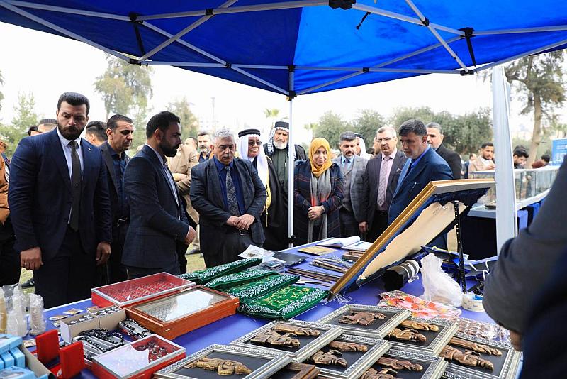متحف الكفيل يفتتح جناحه الخاصّ ضمن مهرجان نبيّ الرحمة الثاني في جامعة الموصل