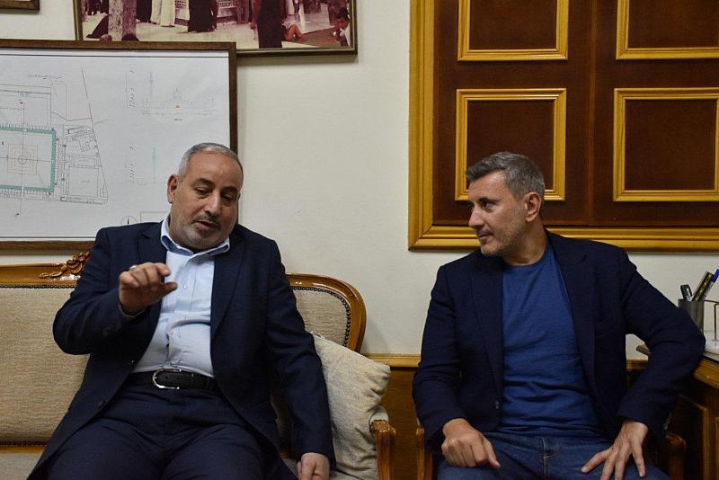 وفد العتبة العباسية يلتقي متوليي العتبتين الزينبية والسيدة رقية (عليهما السلام) لبحث سبل التعاون