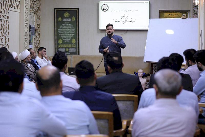 قسم المعارف يقيم دورة في الإسعاف والتدريب الطبي