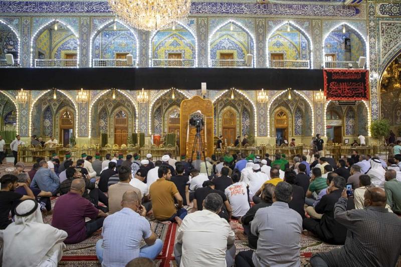 العتبة العباسية المقدسة تبدأ مراسيمها العزائية بذكرى شهادة الإمام العسكري (عليه السلام)