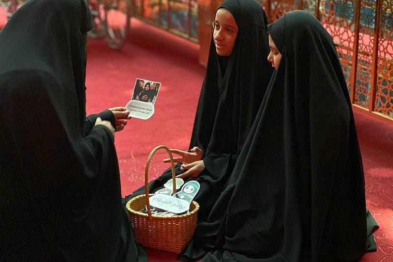 شعبة التوجيه الديني النسوي تقيم المسابقة الميدانية (براعم السقّاء) للأطفال