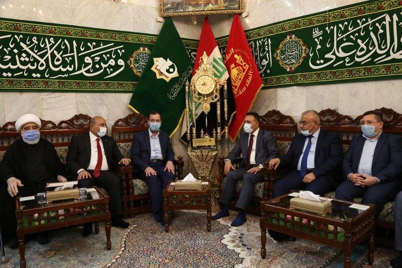 وزيرُ الصحّة يتشرّف بزيارة العتبة العبّاسية المقدّسة ويطّلع على ما اتّخذته من إجراءات للحدّ من انتشار وباء كورونا