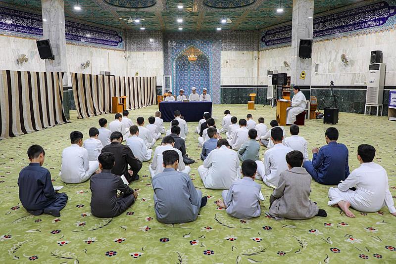 حفّاظ المجمع العلمي يحتفون بذكرى ولادة الإمام الحسن (عليه السلام) في محافظة النجف