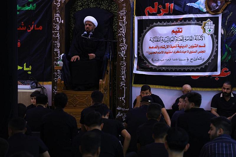 قسم الشؤون الدينية ينظم عددًا من مجالس العزاء في ناحية برطلة بمحافظة نينوى