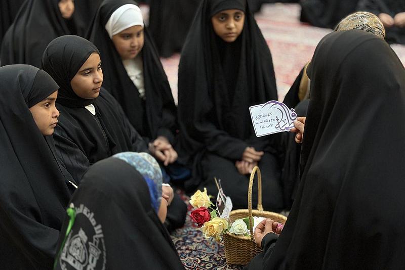 شعبة التوجيه الديني النسوي تنظم مسابقة ميدانية للأطفال بذكرى ولادة السيدة الزهراء (عليها السلام)