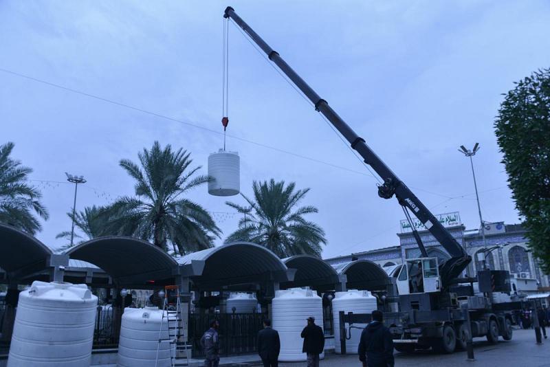 جهودٌ كبيرةٌ يُقدّمها كادرُ شعبة الصيانة التابعة لقسم ما بين الحرمَيْن الشريفَيْن لخِدْمة الزائرين