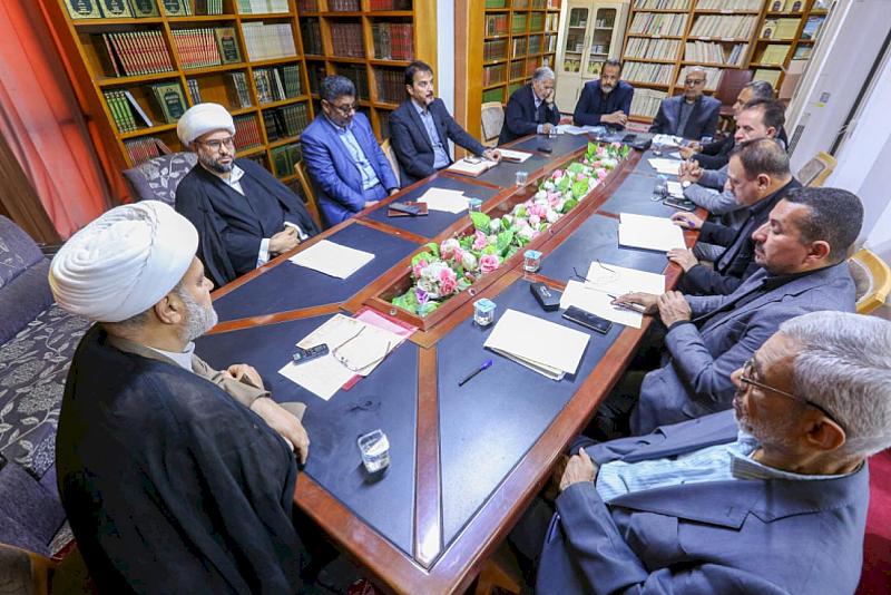 قسم شؤون المعارف يعقد الاجتماع التحضيري تمهيدًا لمؤتمره الدولي حول أثر التراث البصري في الفكر الإنساني