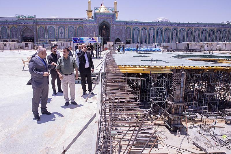 وفد ديوان الوقف الشيعي يطلع على عدد من مشاريع العتبة العبّاسيّة