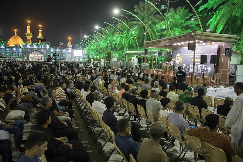 العتبة العباسية تقيم مهرجان (قلّ نظيره) الشعري تأبينًا لروح السيد الشهيد حسن نصر الله