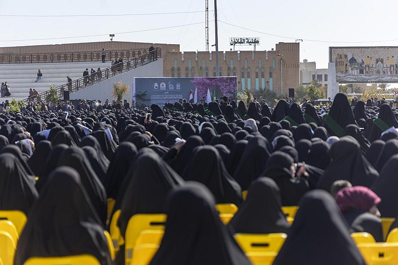 العتبة العباسية المقدسة تقيم مهرجان إكليل العفة في جامعة كربلاء