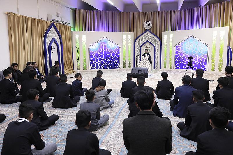 المجمعُ العلمي يقيم محفلاً قرآنياً بمناسبة ذكرى الولادات الرجبيّة